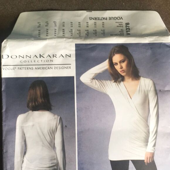 Vogue Pattern #1378 Donna Karan - Picture 4 of 5